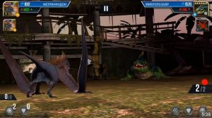 Мамонт против Птерадаустро Jurassic World The Game прохождение на русском