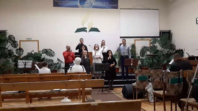"Я стою у креста Твоего" ансамбль молодёжи г.Вулканешты смотреть онлайн