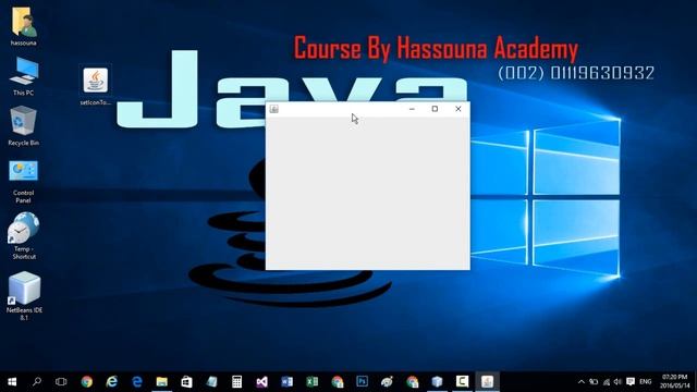 #092 Set Icon From Picture Or Image To J Frame In JAVA NetBeans تعلم الجافا من البداية الي الاحتراف смотреть онлайн