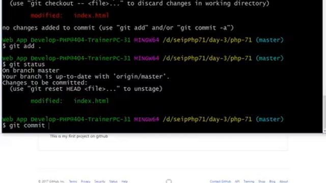 Class Lecture Day-3 git bash install & uses смотреть онлайн