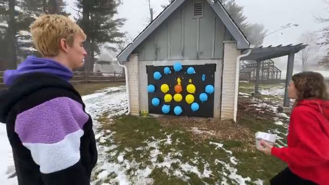 Scary Old Lady FELL into our Backyard Pool! смотреть онлайн