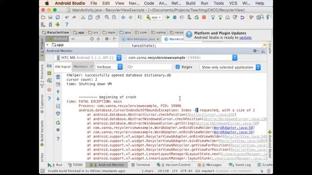 Android: Working with SQLite and RecyclerView (Khmer Language) смотреть онлайн