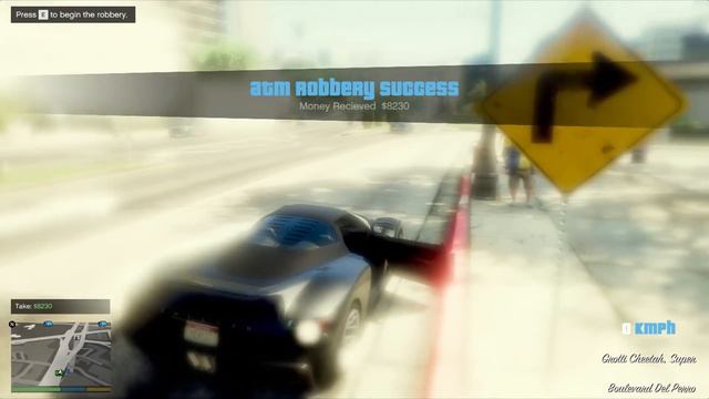 Robbing ATM's as BATMAN in GTA 5! смотреть онлайн