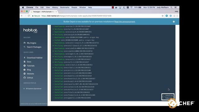 Getting Started with Chef Habitat Part 5: The Supervisor (Demo) смотреть онлайн