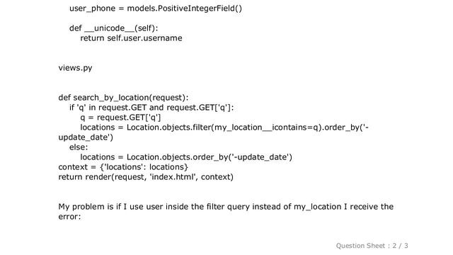 Django : Related Field got invalid lookup: icontains смотреть онлайн