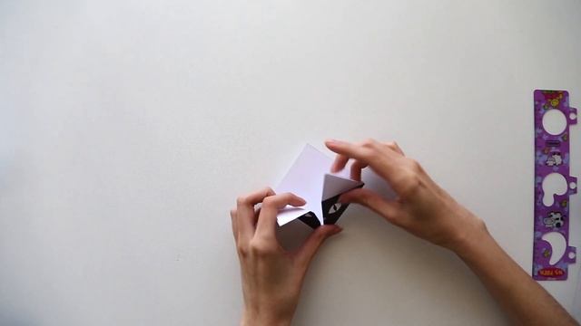 Easy Cat Bookmark - How to make a paper origami cat bookmark смотреть онлайн