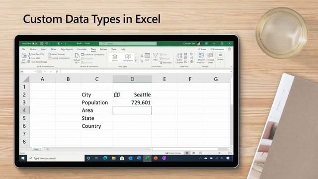Custom Data Types in Excel смотреть онлайн