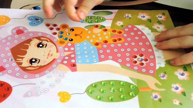 Аппликация из страз. Занимаемся дома на карантине. смотреть онлайн