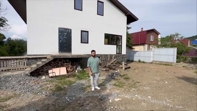 Большой Дом в стиле Шале с панорамными окнами.Большой участок. По дороге на Красную Поляну. Недорог смотреть онлайн