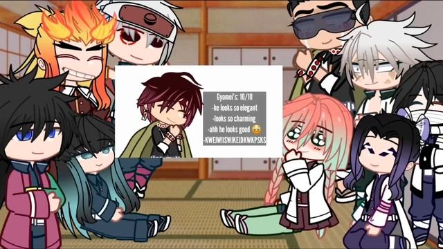 Hashiras react to Tanjiro tries on the Hashira's uniform! смотреть онлайн