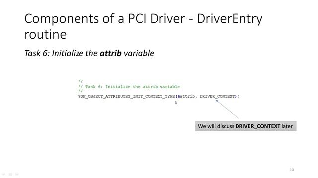 Tutorial 10 - Windows Driver Framework - Components of a PCI Driver - DriverEntry routine смотреть онлайн