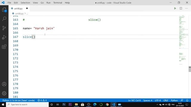 Slice Function in Python ?? |#156 Python Training in Hindi | Python Tutorial for Beginners смотреть онлайн