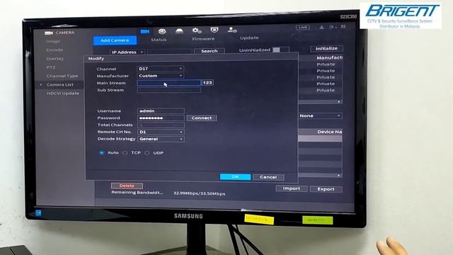DAHUA - HOW TO ADD HIK CAMERA INTO DAHUA XVR BY RTSP METHOD смотреть онлайн