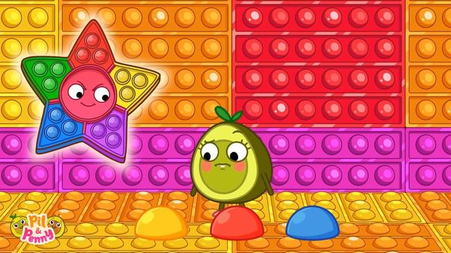 Om-Nom-Nom Game With Pit And Penny 🎮 Funny Stories For Kids смотреть онлайн