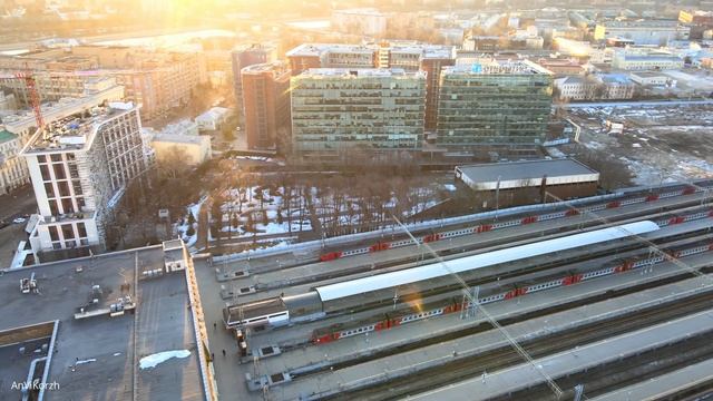 Павелецкий вокзал, реконструкция Павелецкой площади (март 2021). смотреть онлайн