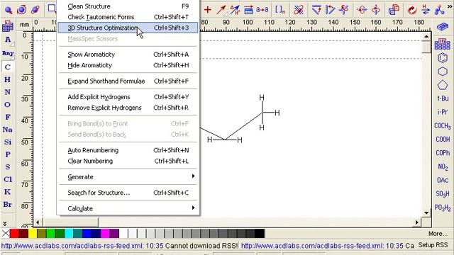Uso básico do ChemSketch смотреть онлайн