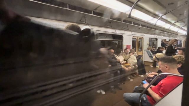 Метро, Замоскворецкая линия. Поездка по всем станциям 27 Мая 2023. смотреть онлайн