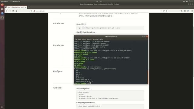 Manage multiple Java versions on Linux with jEnv смотреть онлайн