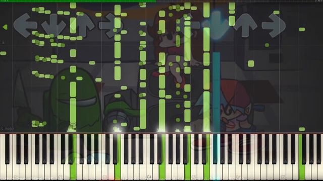 Lights Down FNF Vs. Imposter V3 MIDI | Lights Down Piano Sound