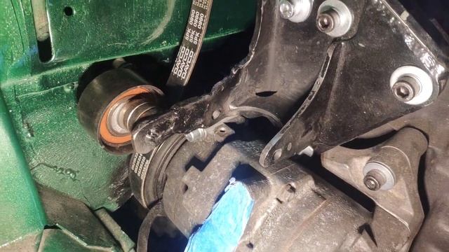 Сборка ВАЗ 2108 #13 (кронштейн генератора под кондиционер, моторная коса) смотреть онлайн