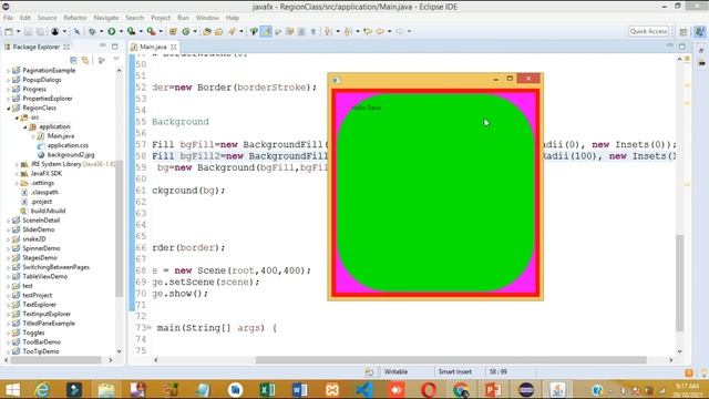 JavaFX tutorial | How to set Background and Background Image in JavaFX? смотреть онлайн
