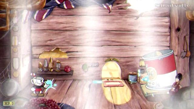 Вырезка из прохождения игры Капхед By Shadville: Игровые миры