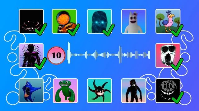 Guess the MONSTER'S VOICE #1 (ROBLOX DOORS & GARTEN OF BANBAN 3) | Dupe, Figure, Nabnab смотреть онлайн