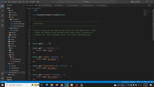 Middleware, Controller | Learn Laravel basic to Advance 03 смотреть онлайн