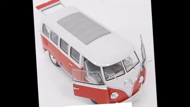 Welly 118 VW Volkswagen T1 Microbus Samba Red смотреть онлайн