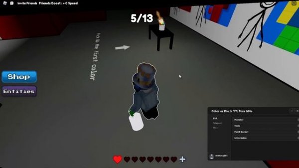 [Roblox] Color or Die Script - ESP | Teleport & More