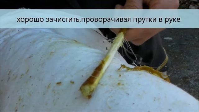 ?? Эпизод 5 : Как очистить кожуру для плетения зимой ? смотреть онлайн