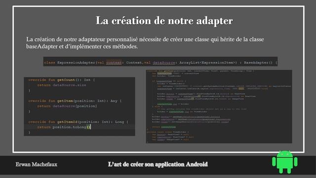 Le ListView en Kotlin смотреть онлайн