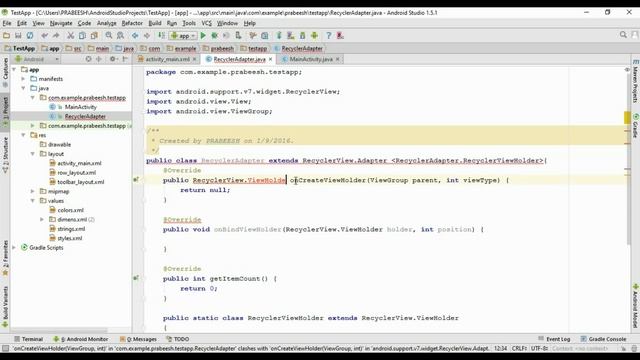Android Studio Tutorial - 77 - Navigation Drawer using RecyclerView смотреть онлайн
