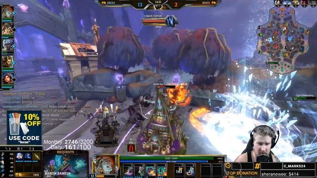 Smite: BABA YAGA MID GAMEPLAY FIRST LOOKS! INCREDIBLY FUN! | Incon смотреть онлайн