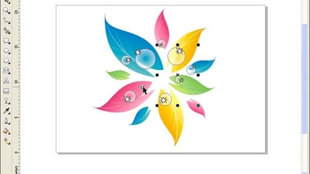 Corel Draw x4 Tutorial: Floral Logo смотреть онлайн