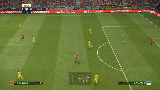 PES 2019 | Ukraine vs Portugal | EURO 2020 | Gameplay PC смотреть онлайн