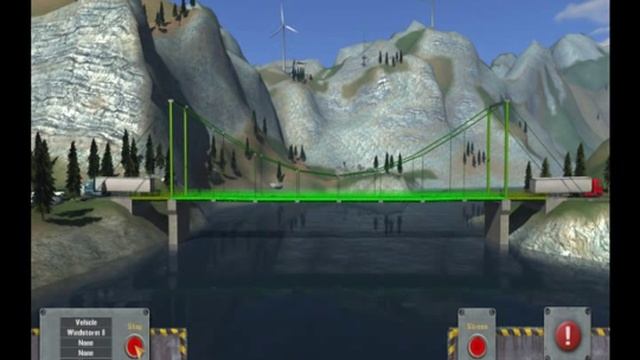 Bridge construction Game PC - Level Medium 5 смотреть онлайн