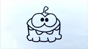 Сурет салу ам ням | Как нарисовать Ам няма | How to draw Om Nom