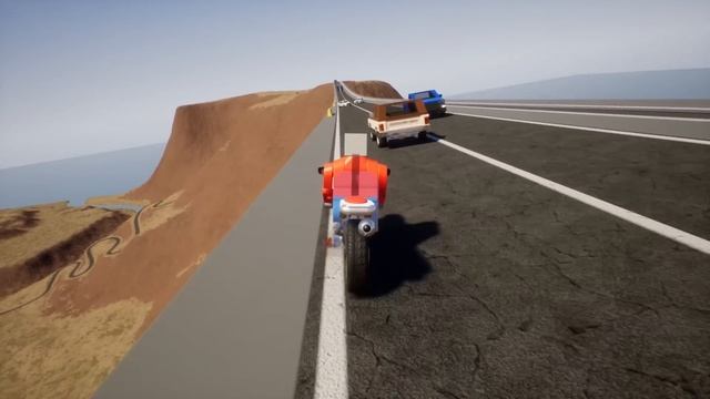 Extreme Lego Truck Racing & Crashes in The Canyon in Brick Rigs Multiplayer! смотреть онлайн