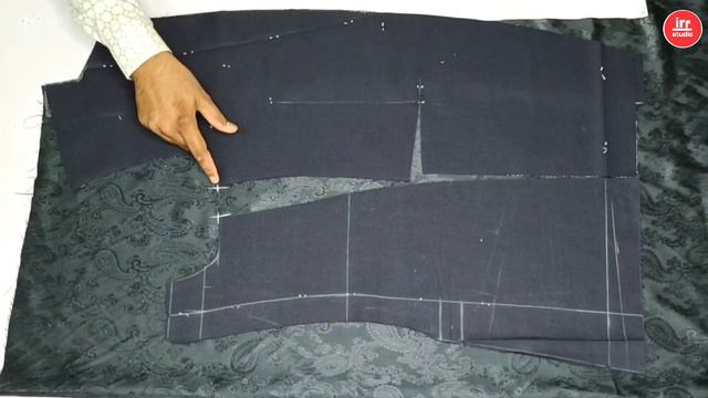 Single breast coat ka lining (astar) cutting karna sikhe | Blazer lining astar cutting смотреть онлайн