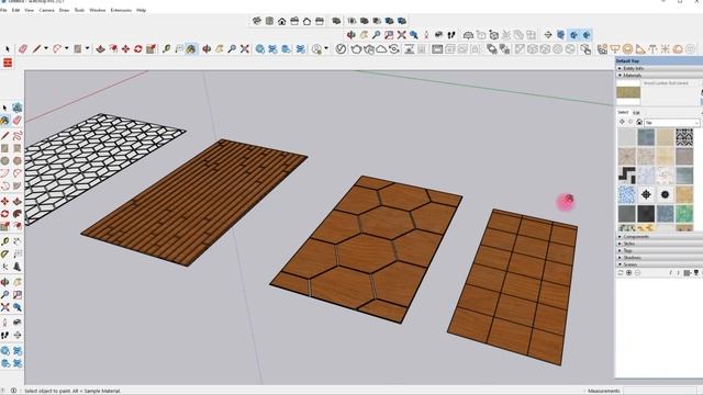 SketchUp Floor Tiles Generator Plugin смотреть онлайн