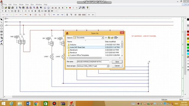 save 1st project CADe SIMU part4 house wiring смотреть онлайн