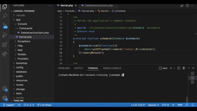 Laravel Malayalam Tutorial - Cron Job -Task Scheduling -[2022] смотреть онлайн