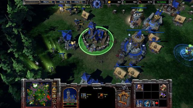 Warcraft 3 Reforged Quenching (4K WQHD) - HvN Most Intense Super Footmen War style again Night Elf смотреть онлайн