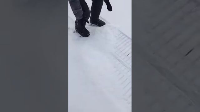 Дикий навал на снегоходе буран C640 смотреть онлайн