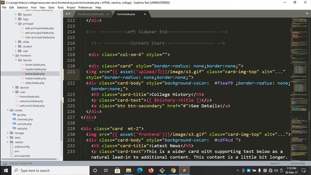 #PHP Laravel | History Front Site Show Part- 33 Website Development | Full Course | Bangla Tutoria смотреть онлайн