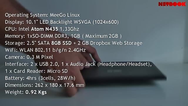 Recensione Asus Eee PC X101 [eng sub] смотреть онлайн