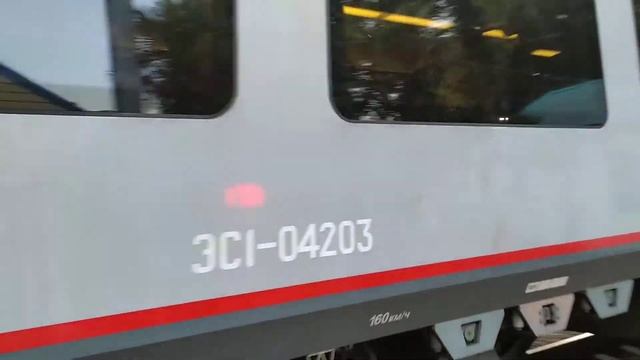 Электропоезд ЭС1-042 "Ласточка" сообщением Туапсе-Пассажирское - Имеретинский курорт смотреть онлайн