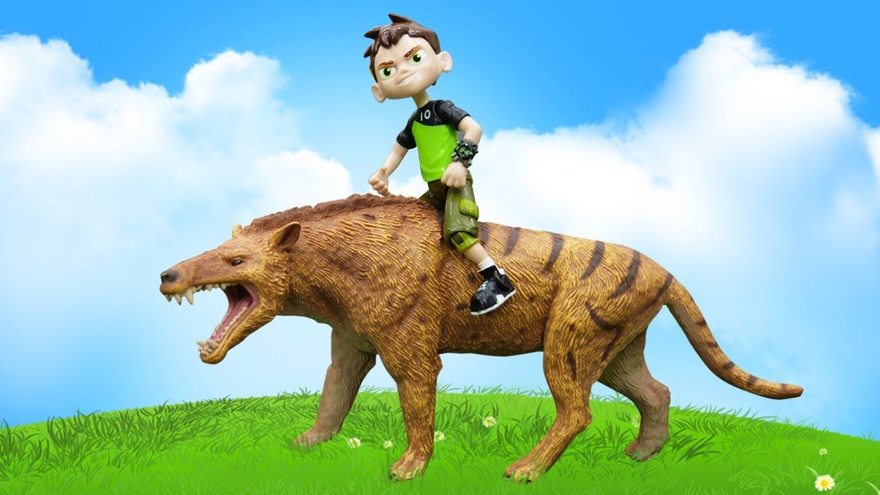 БЕН 10 против Одичавших Животных! - Супергерои игры битвы с Бен Тен. Новые видео для мальчиков. смотреть онлайн