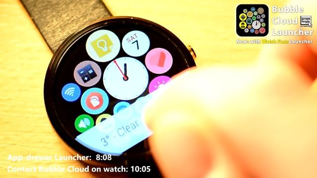 [v2.05] Bubble Cloud Widgets and Android Wear Interactive Watch-face Launcher смотреть онлайн